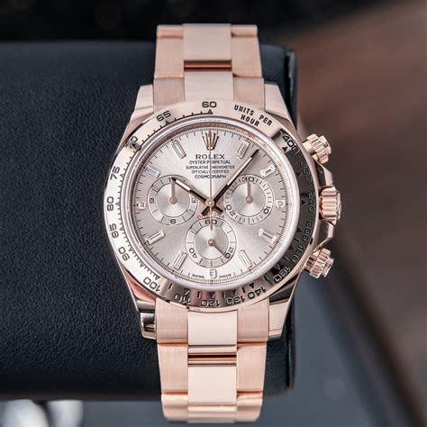 rolex cosmograph daytona rose gold leather strap price|18k gold rolex daytona cosmograph.